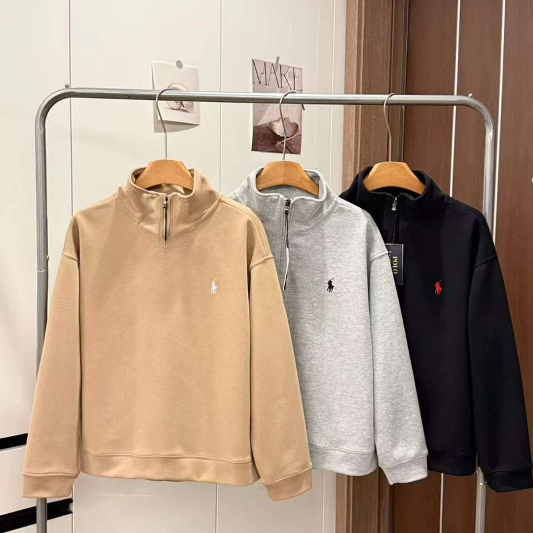【白百合同款战马半拉链卫衣】情侣款