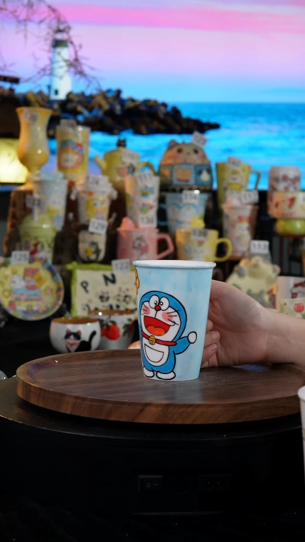 陶瓷便携款景德镇手工手绘陶瓷