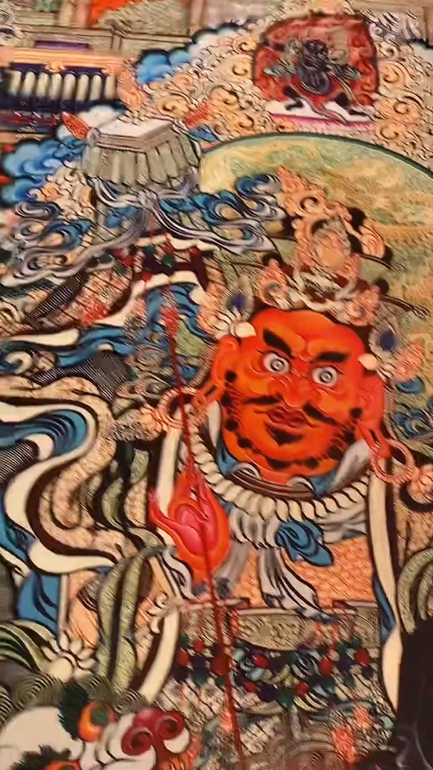 装裱画精美唐卡tk16053