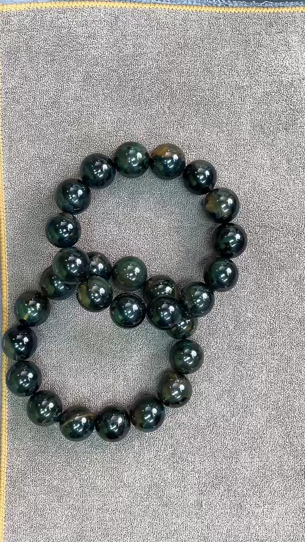 手串琥珀未镶嵌星际蓝16mm手串 多样性发其一