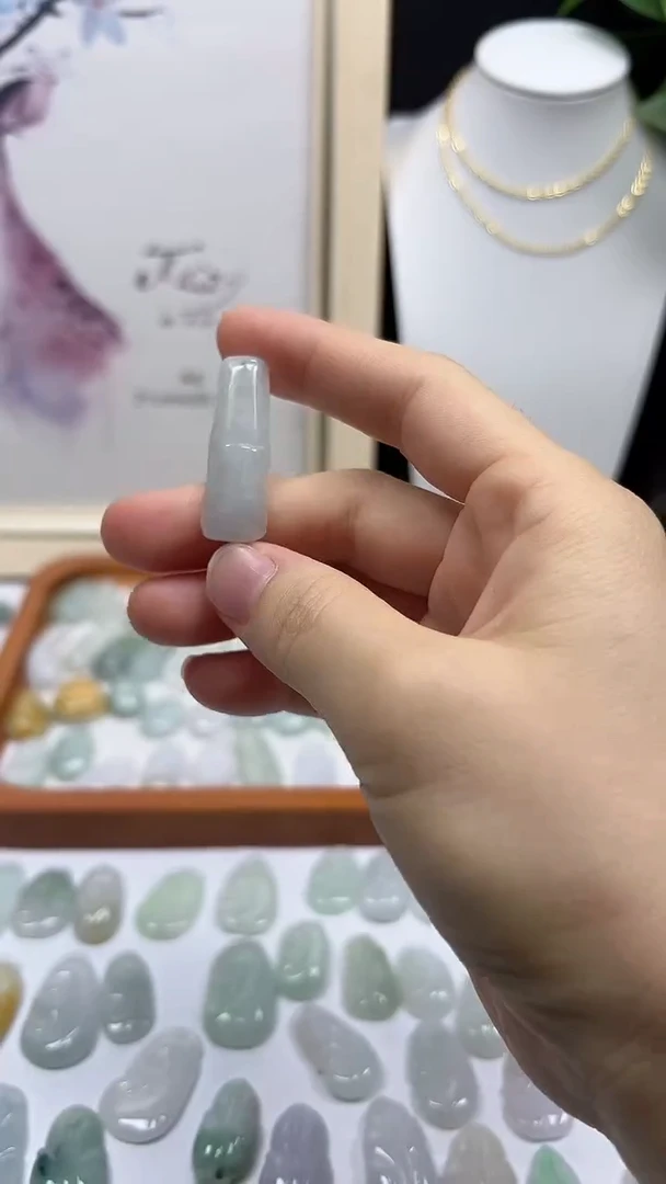 颈饰未镶嵌翡翠竹子03