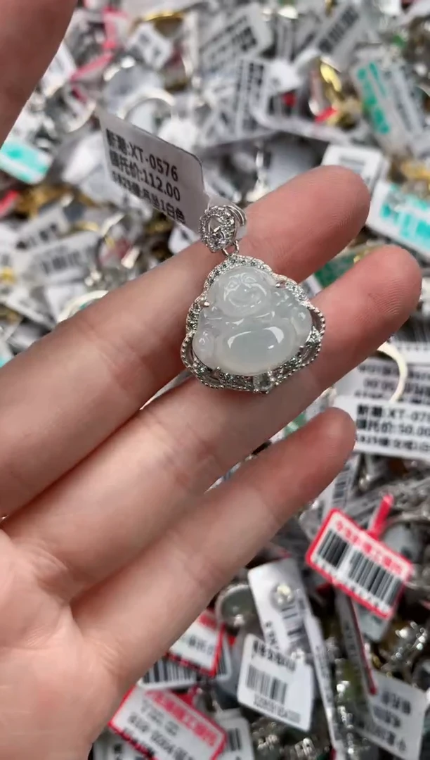 银S925镶嵌戒指翡翠7777      7