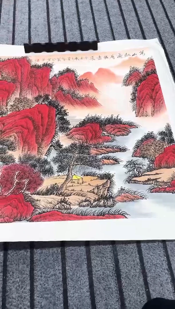 精品国画山水作品