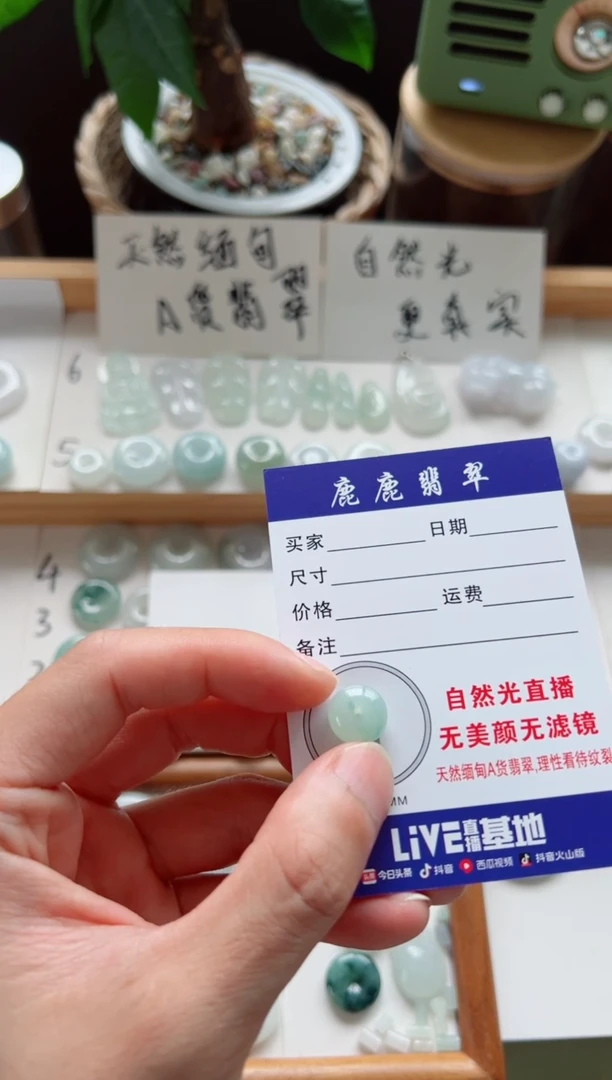 翡翠未镶嵌吊坠(不含链)平安扣