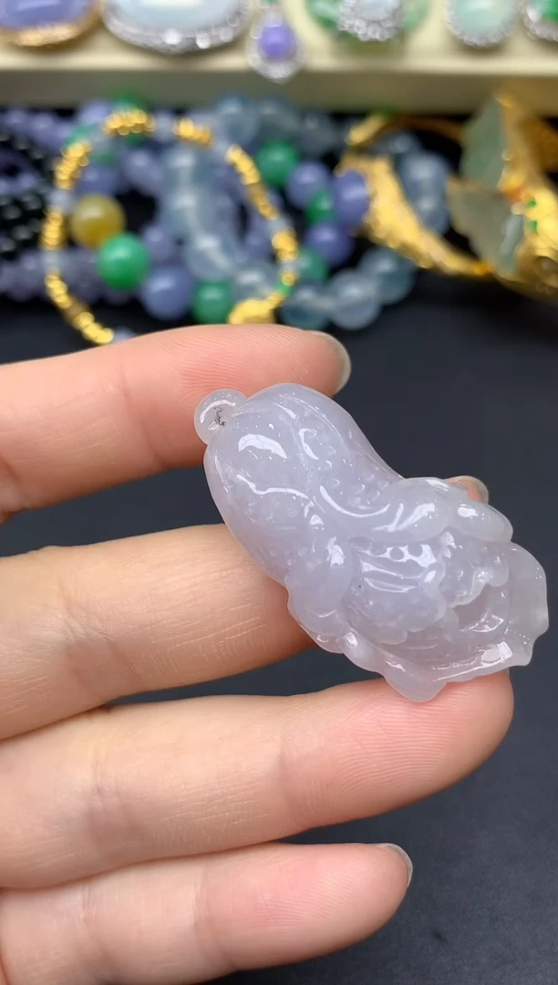 颈饰未镶嵌翡翠58-雪姐翡翠天天见