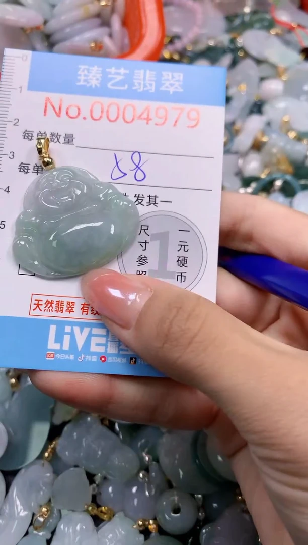 颈饰未镶嵌翡翠4979