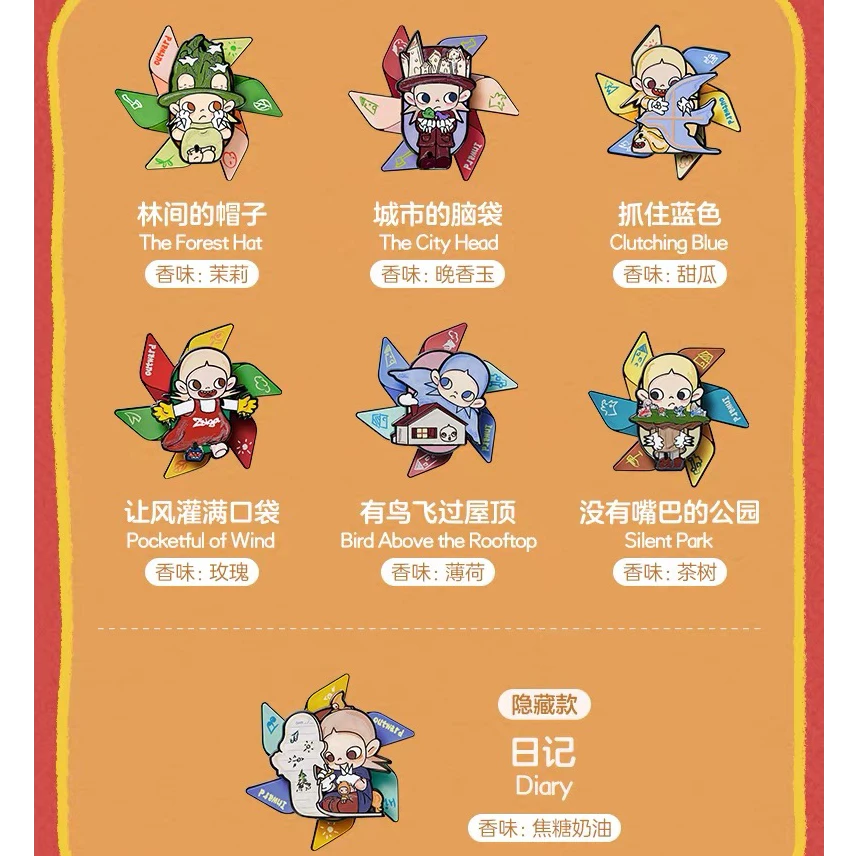 【拆盒拆袋】Zsiga 沿线走的人系列盲盒车载香薰