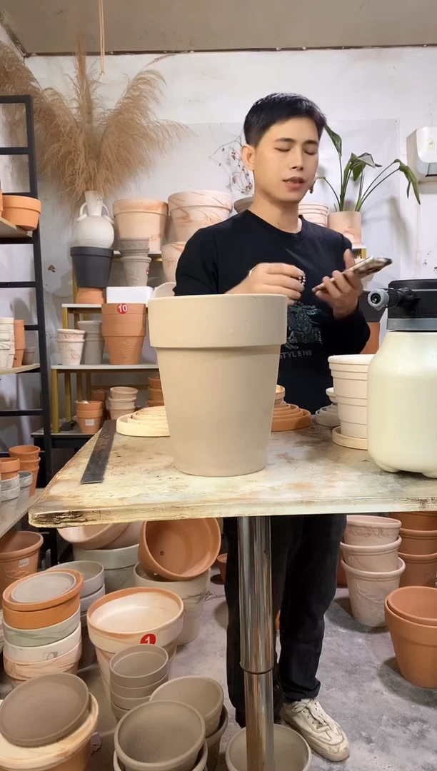 瑕疵无售后20*25灰陶反比例 1盆无托