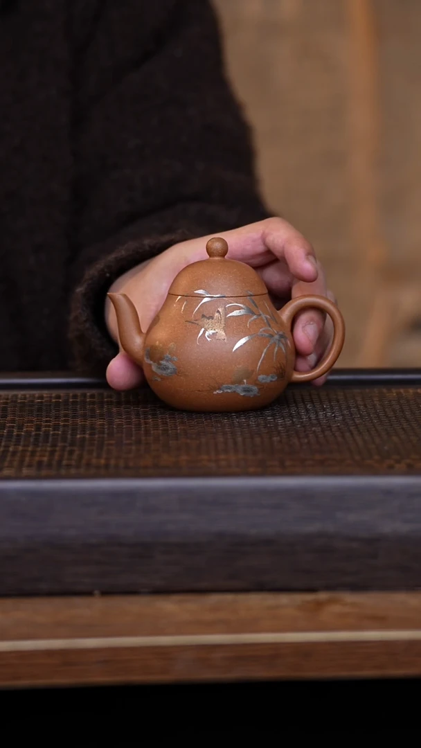 茶壶紫砂宜兴手工原矿紫砂壶001