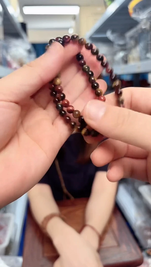 木变石（虎睛石）手串未镶嵌6mm双圈