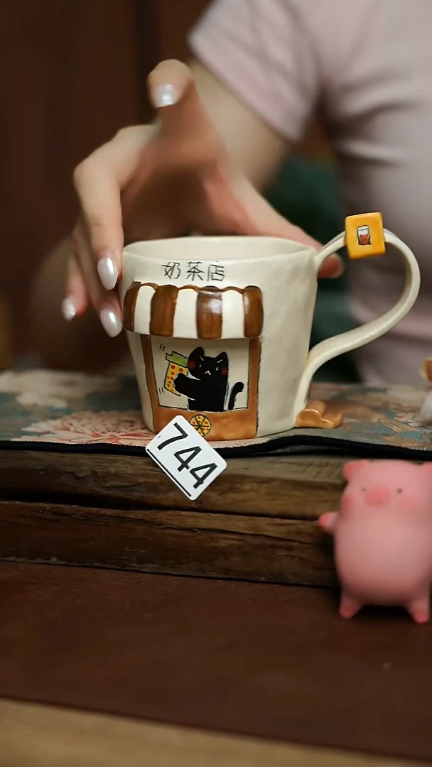 喵喵设计师 咖啡杯