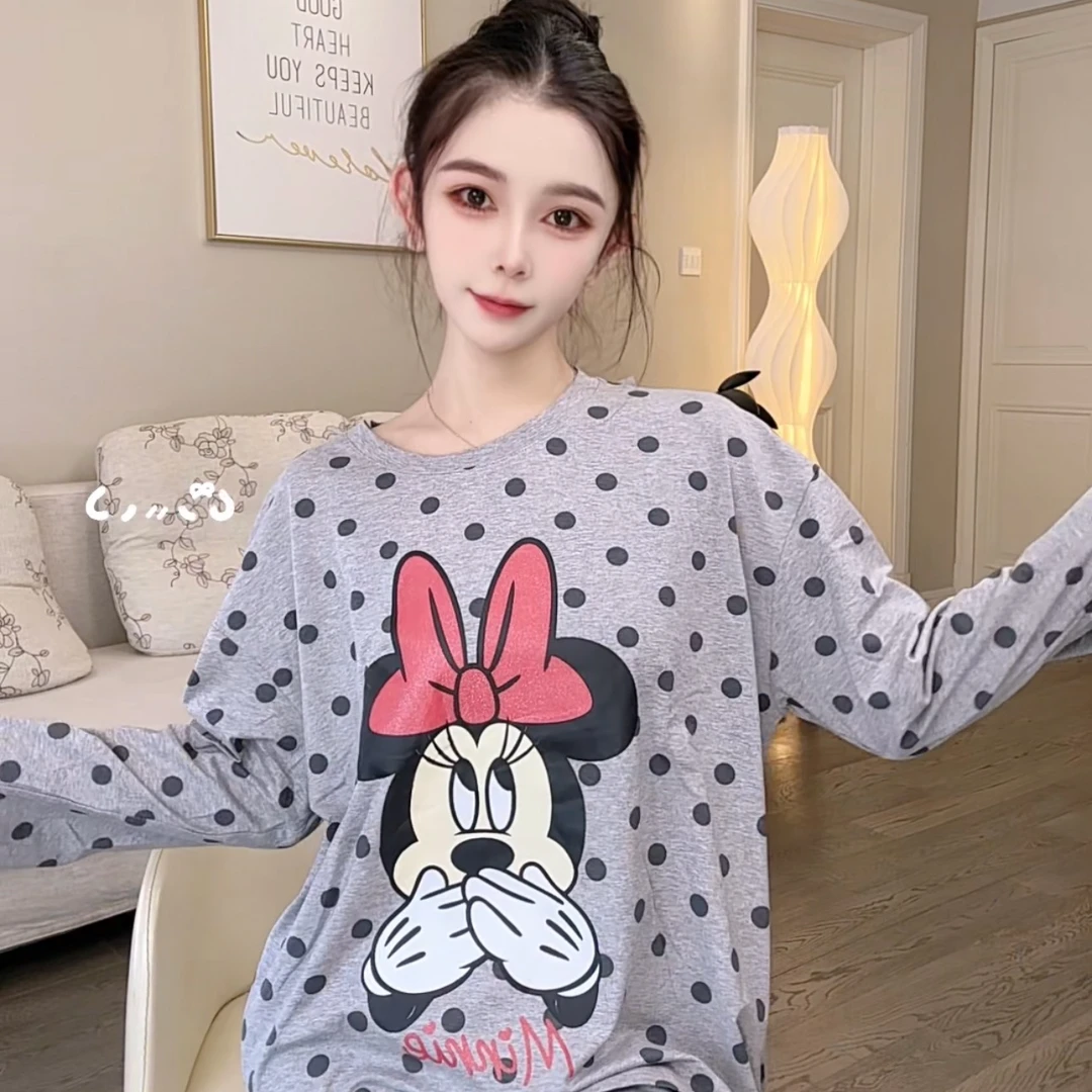 SIEOYJIEA/私迹大榕家viki【波点米妮】女款时尚气质家居服睡衣