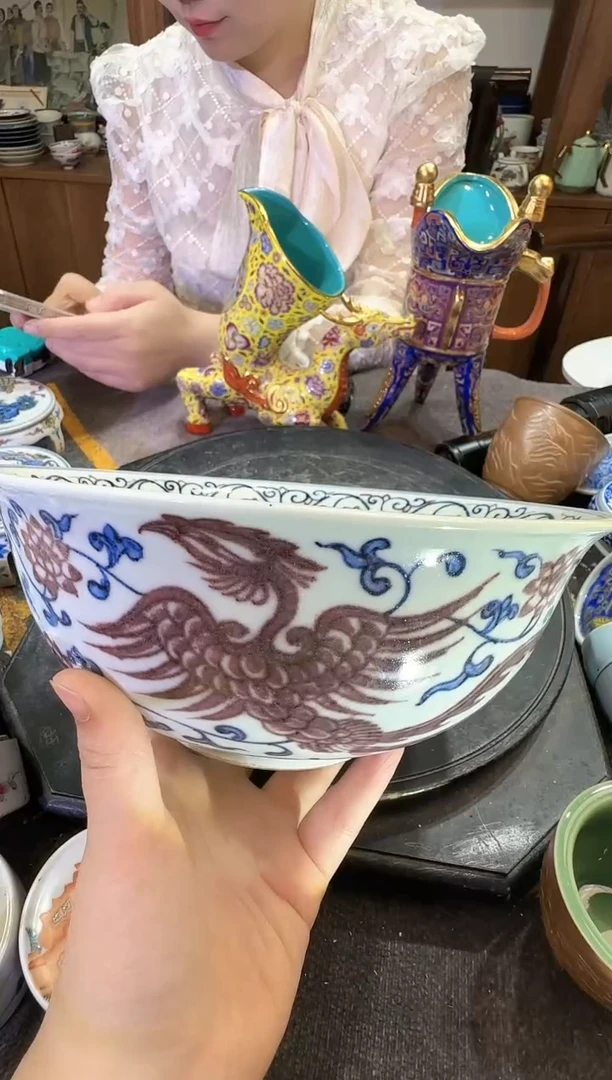 摆件A675景德镇制陶瓷一件