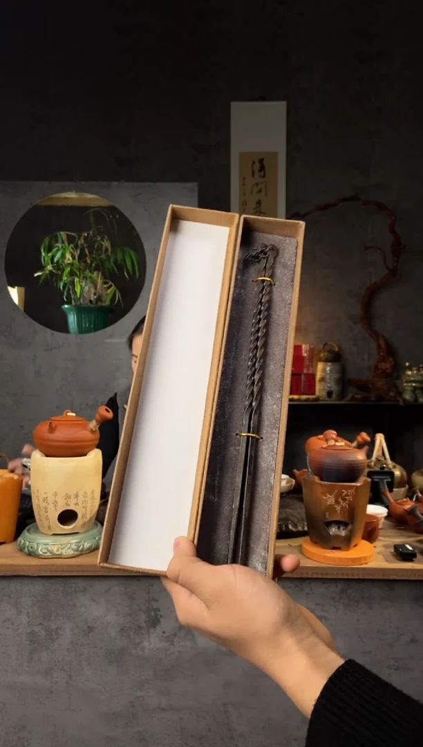 【闪购商品】全手工原矿潮州砂铫壶铁筷