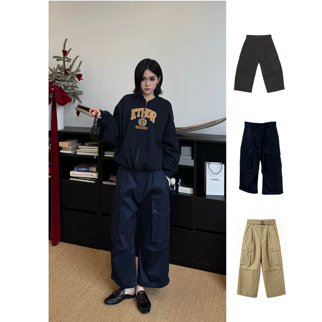 【ETHOR】BAIFENBAI独家 26春夏ERSS26-173-1p设计师口袋工装裤