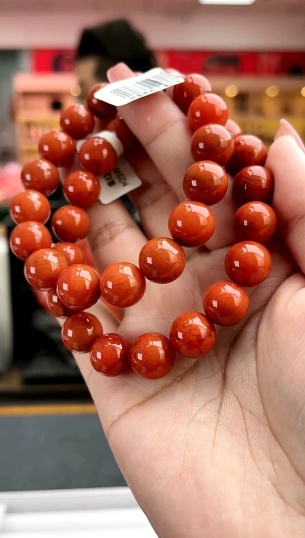 【闪购商品】南红玛瑙卡12瓦西火焰单圈-多样性发一件未镶嵌一件11