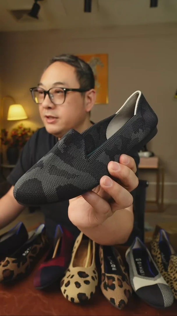 单鞋清货飞织王妃鞋36码