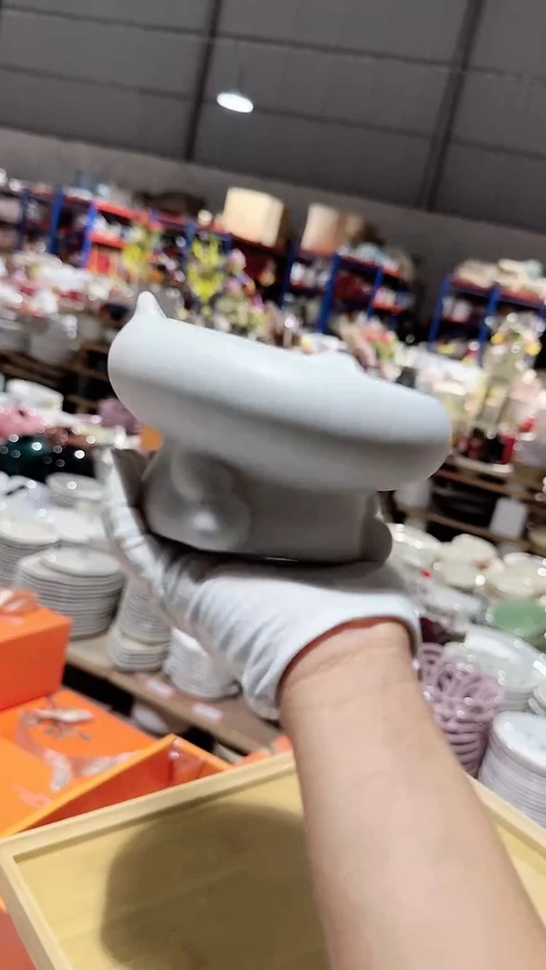 碗猫咪高脚微瑕 凑满20元包邮