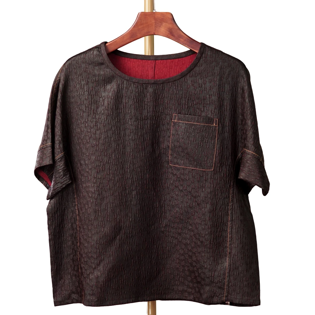 【娇晨】百搭香云纱上衣｜100%中式桑蚕丝复古国风休闲真丝女装上衣