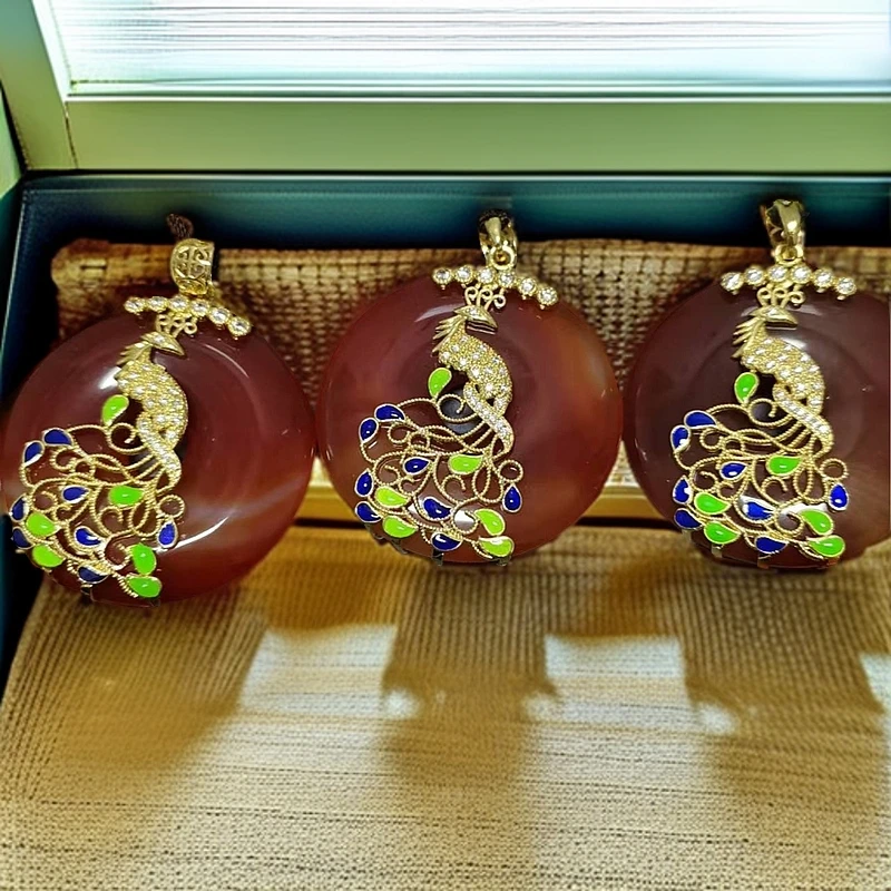 纳福凤求凰吊坠【LIN】多样性发货拍一发一