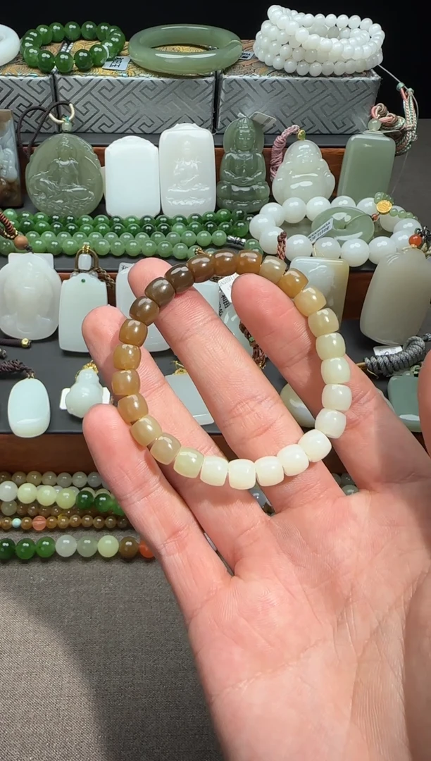 【闪购商品】和田玉手链未镶嵌和田玉手串