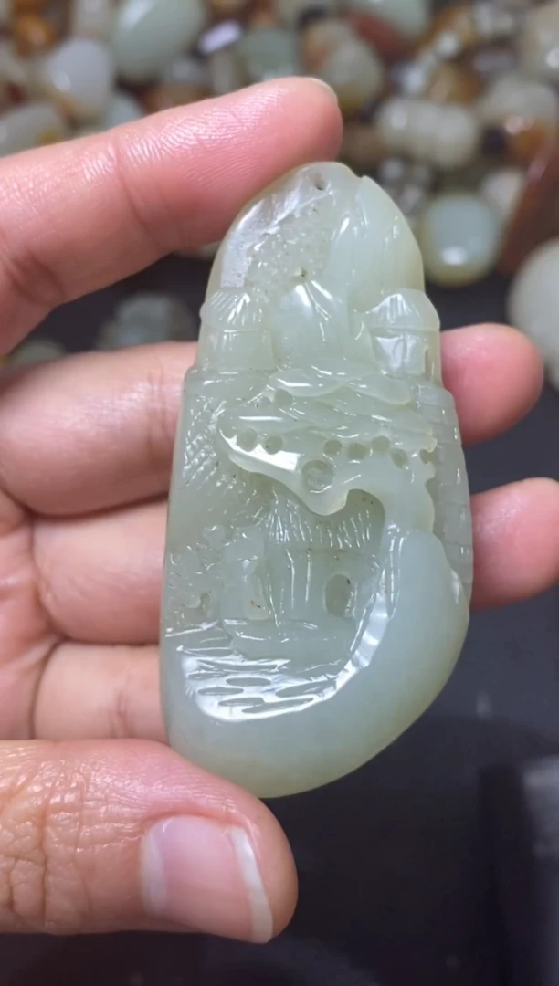 未镶嵌和田玉包链和田玉