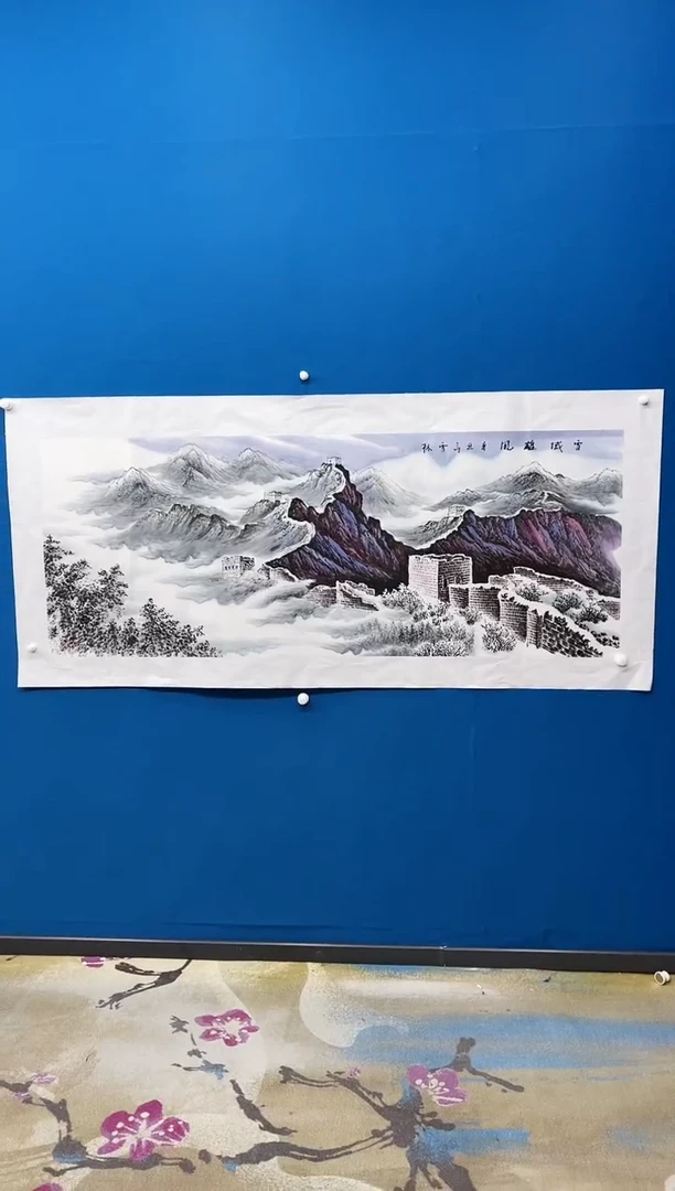 【闪购商品】国画张-六尺雪景/无框/W