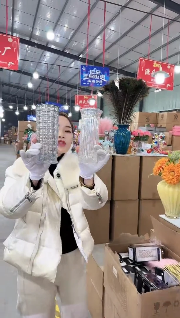 【闪购商品】无铅玻璃悠悠S-花器-44早一对