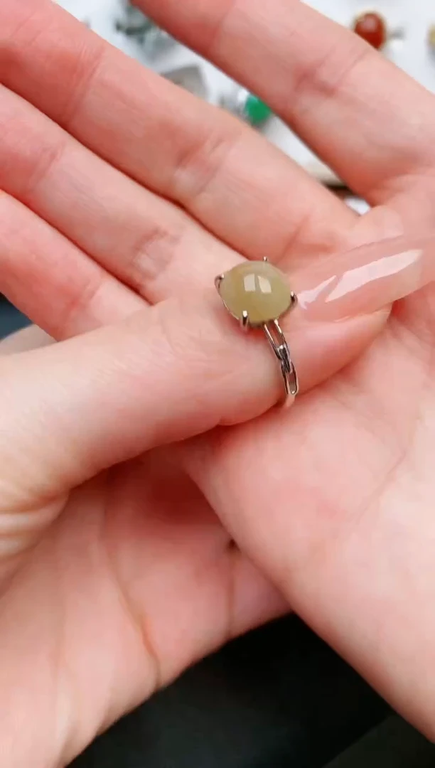 【闪购商品】翡翠戒指银S925镶嵌.....