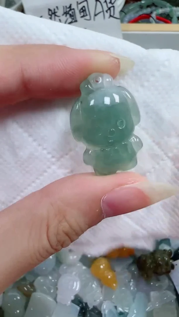 翡翠裸石160号链接，A货翡翠