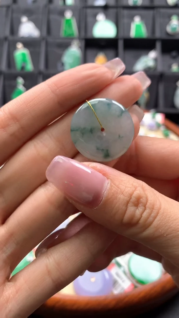 【闪购商品】翡翠颈饰未镶嵌天然缅甸A货翡翠有棉正常没运费险