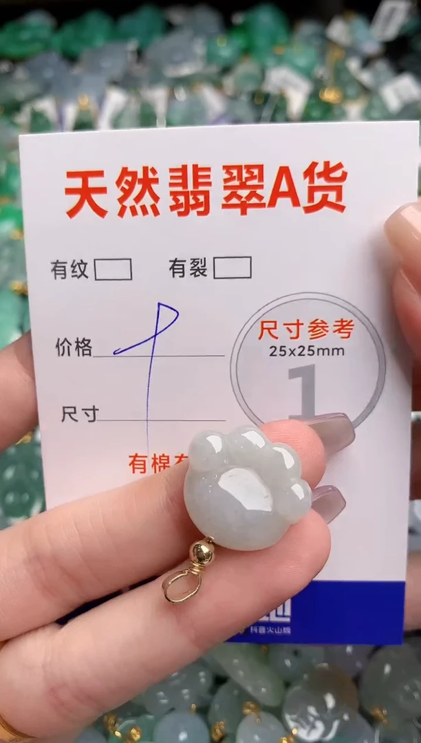 翡翠未镶嵌颈饰13004317