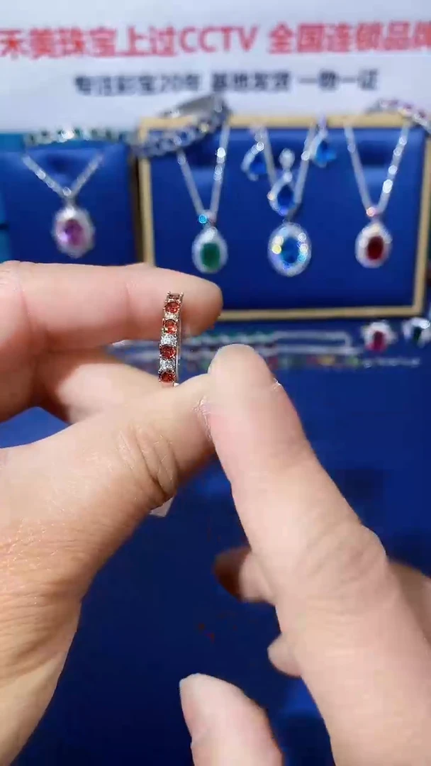 【闪购商品】石榴石戒指未镶嵌石榴石