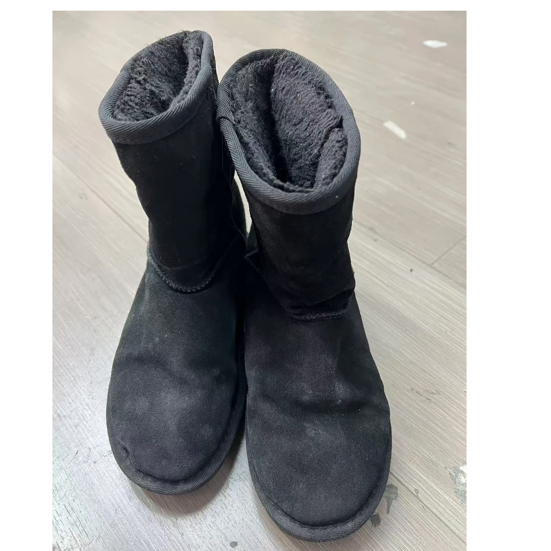 套筒时尚雪地靴包头成人棉靴冬季棉鞋中筒