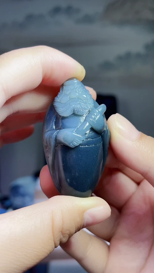 和田玉未镶嵌颈饰假**家1