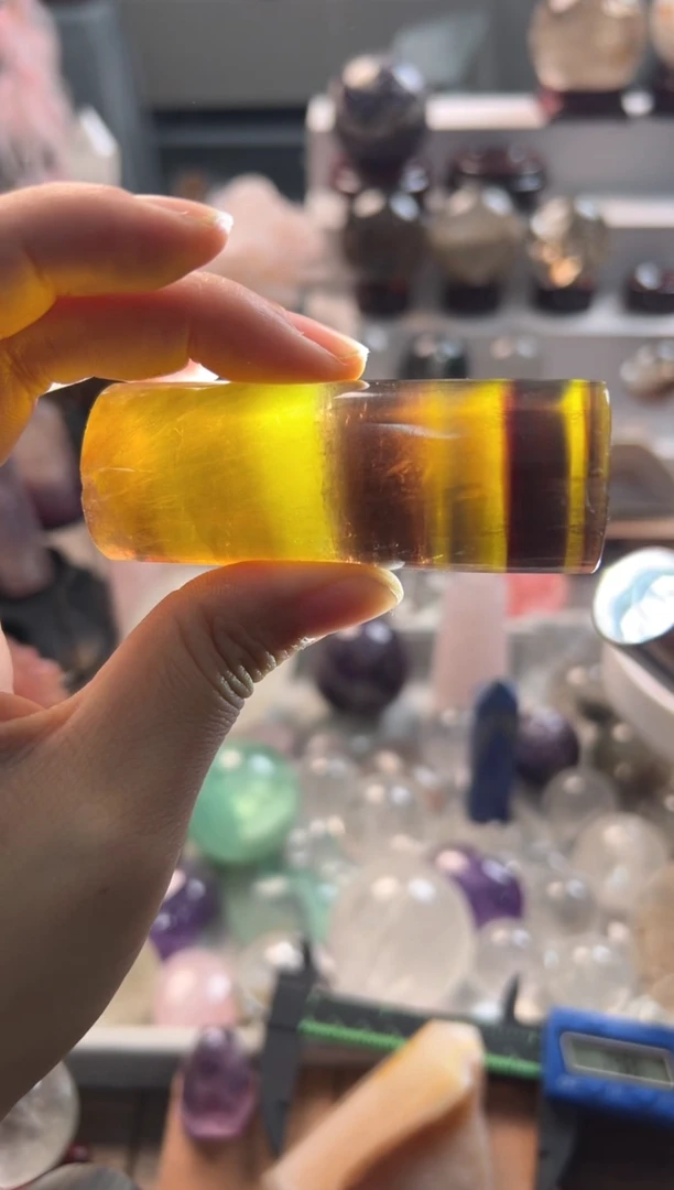 未镶嵌珠宝奇石萤石M395