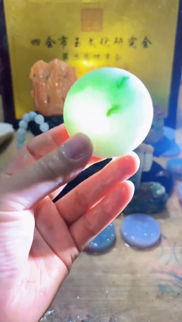 未镶嵌挂件翡翠A货常星7324