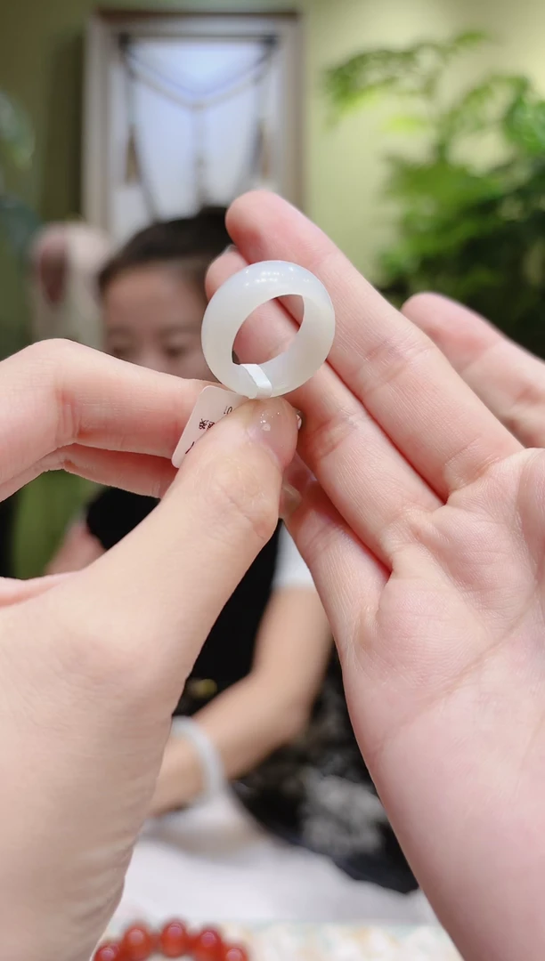 【闪购商品】和田玉指环未镶嵌和田玉指环13