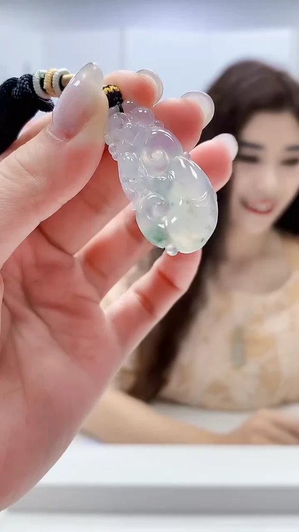 定制翡翠未镶嵌4829lr-毛货挂件20