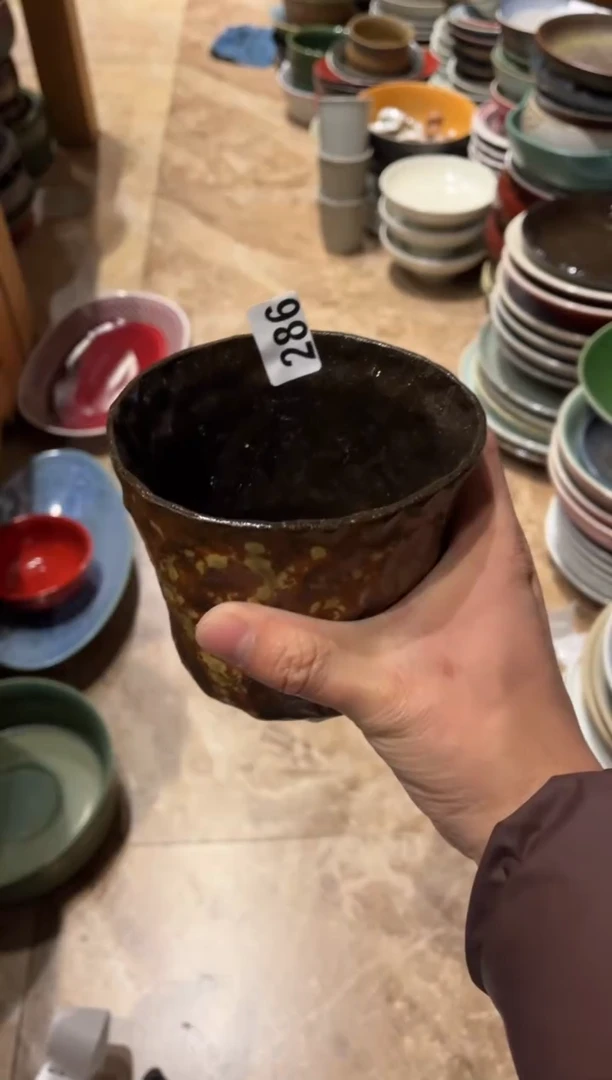 【闪购商品】瓷片286 龙柳木咖啡杯1个