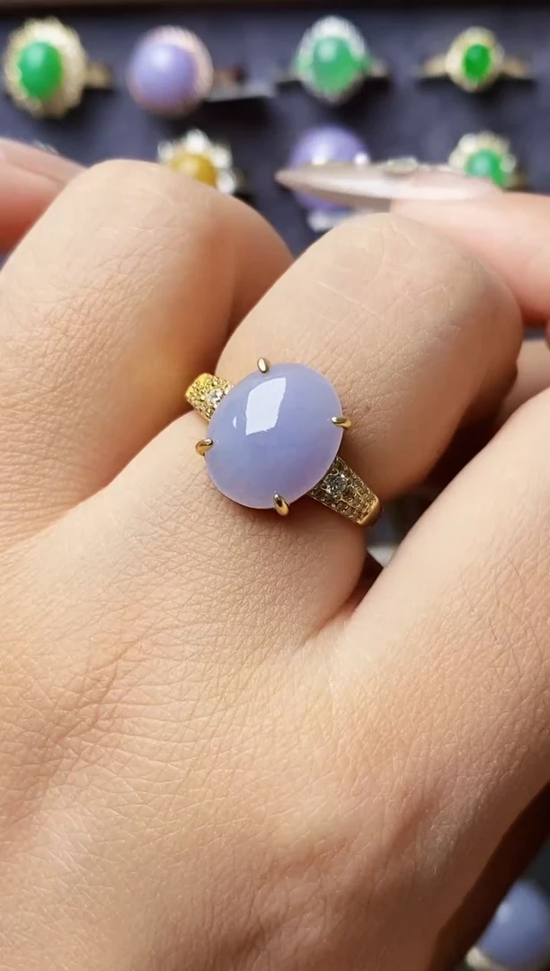 银S925镶嵌戒指翡翠2092