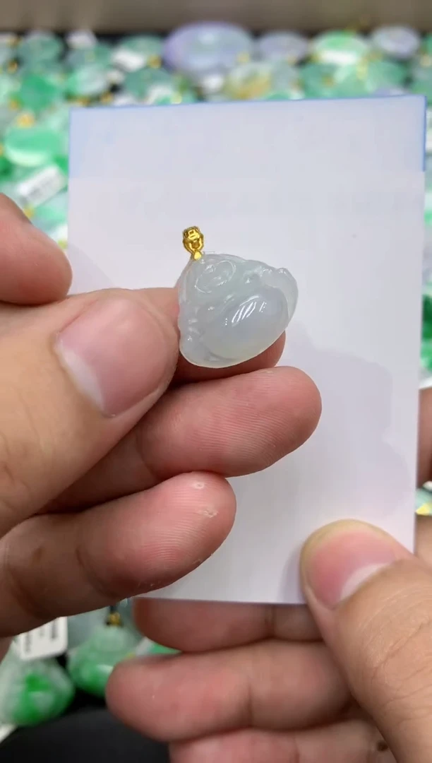 颈饰未镶嵌翡翠天然缅甸翡翠A货