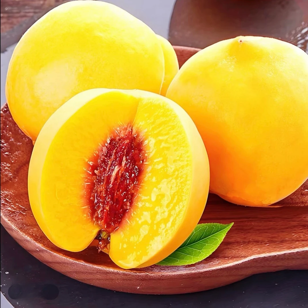 【产地直发】脆甜山东沂蒙山黄桃锦绣现摘现发当季新鲜桃子时令水果