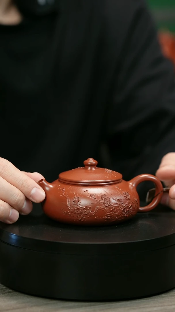 茶壶紫砂孤*心H1506陈春芬梅花寒江
