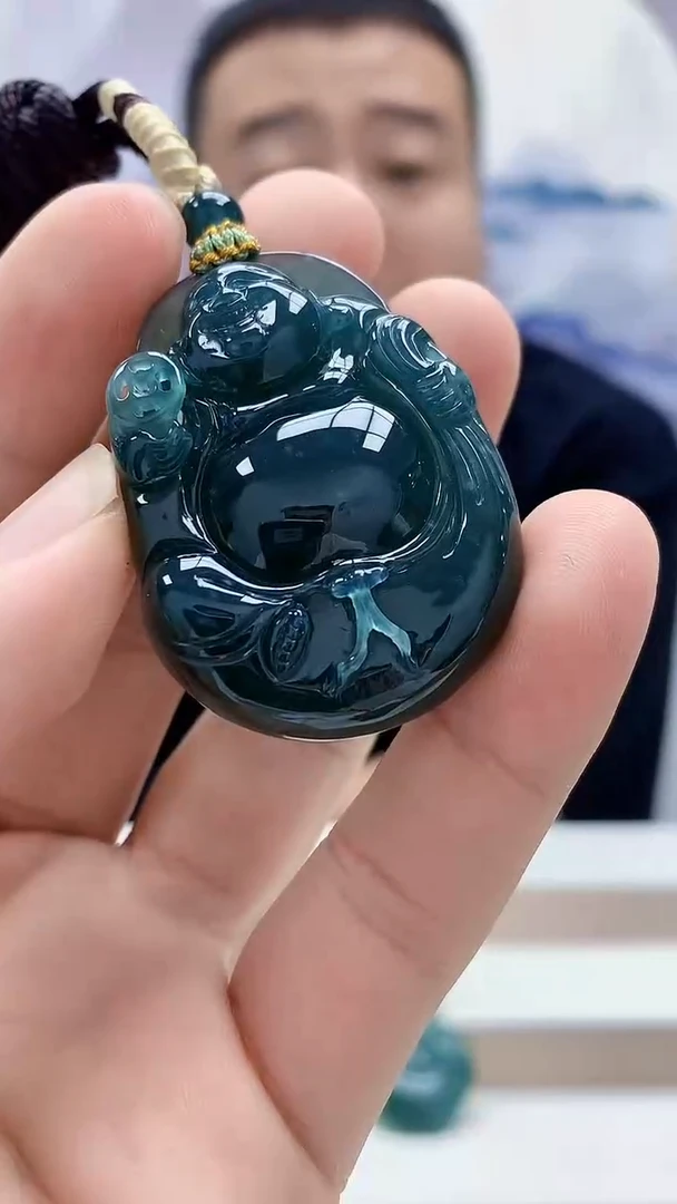 未镶嵌定制翡翠4898bb-毛货挂件8