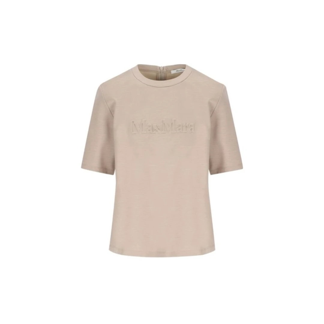 全新未使用 MaxMara 圆领logo新款短袖