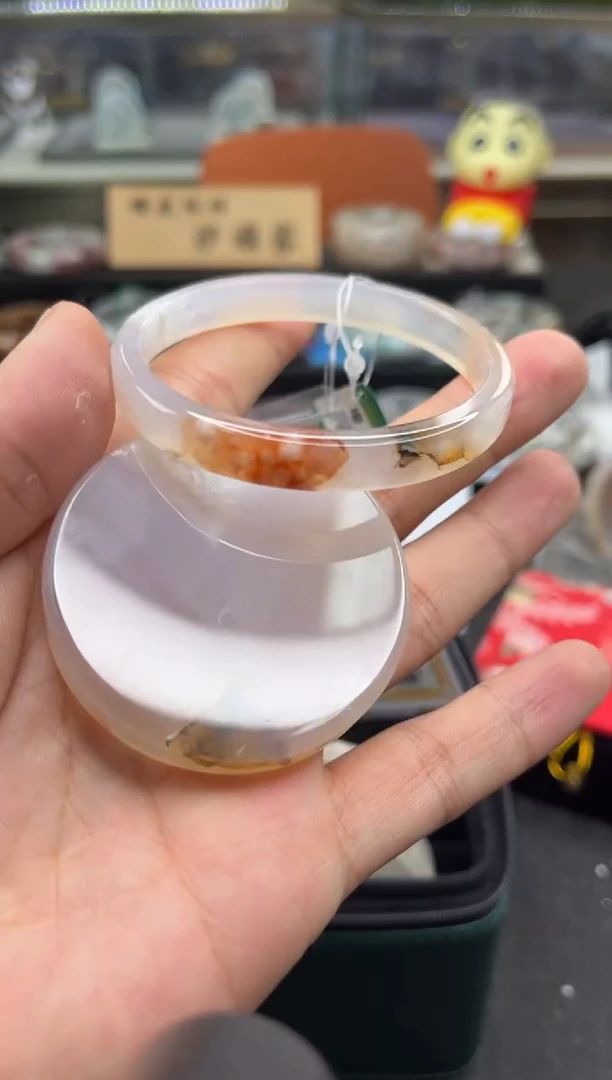 未镶嵌手镯石英质玉57圈口 （赠品镯心）3624302