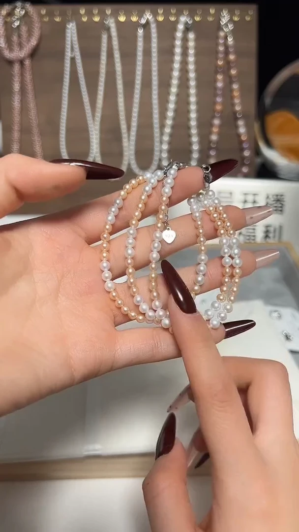 钛钢手绳淡水珍珠永丽严选