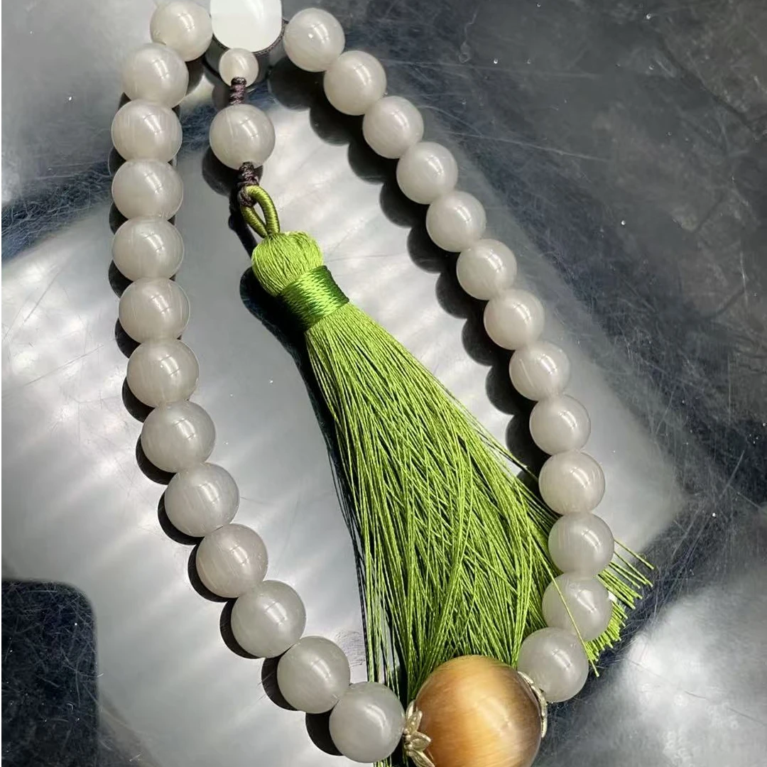 【帅总严选】高端收藏 青海烟紫和田玉手持LQ008