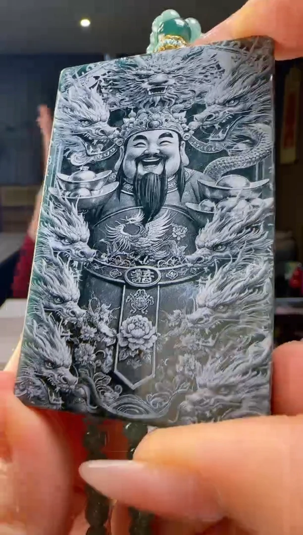 吊坠(赠链)未镶嵌翡翠多样性发其一YJ@@WS1WX40272